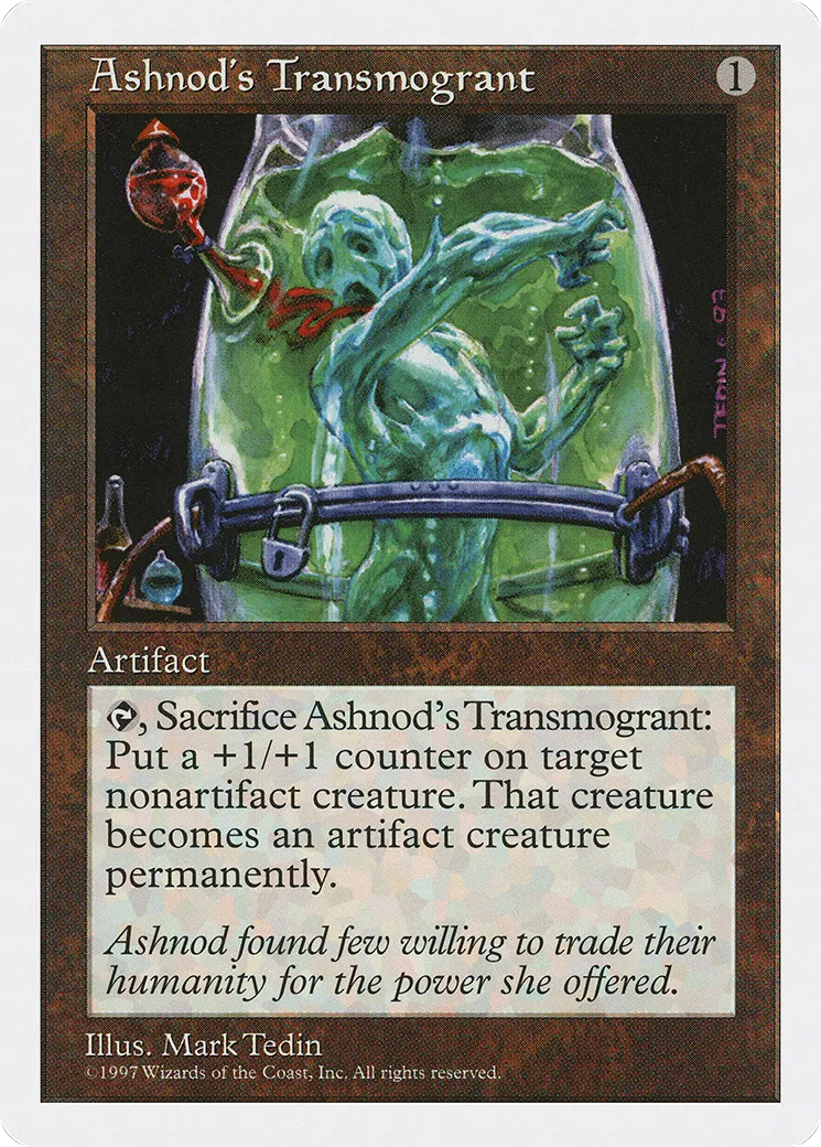 Transfigurateur d'Ashnod — Fifth Edition — Magic: The Gathering