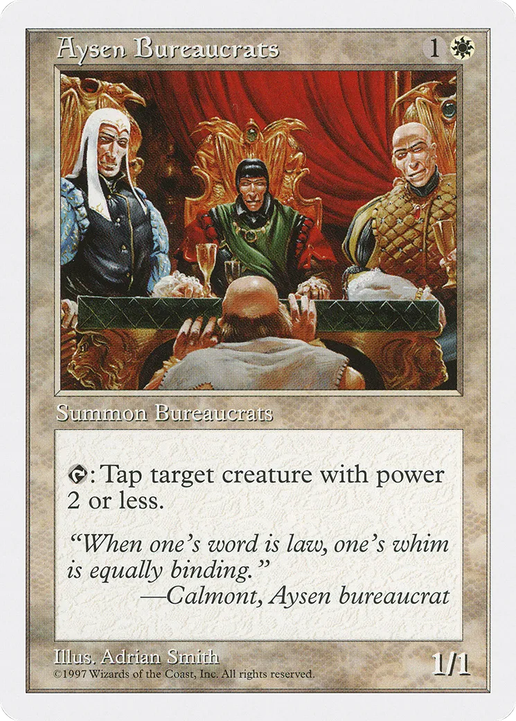 Bureaucrates ayséniens — Fifth Edition — Magic: The Gathering