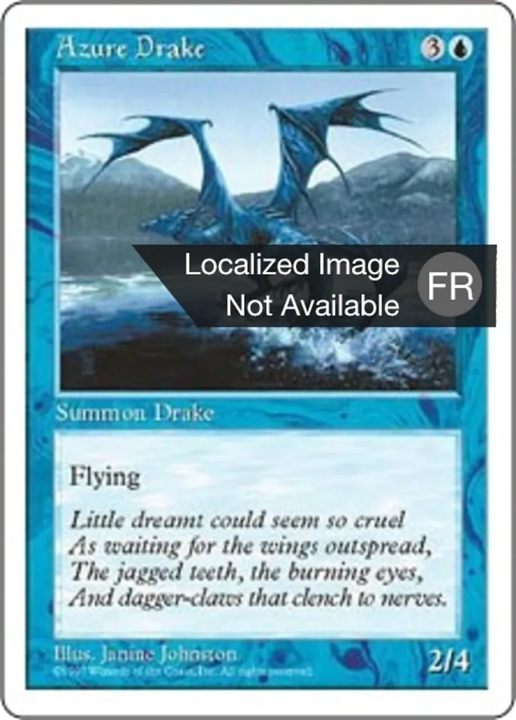 Drakôn d'azur — Fifth Edition — Magic: The Gathering