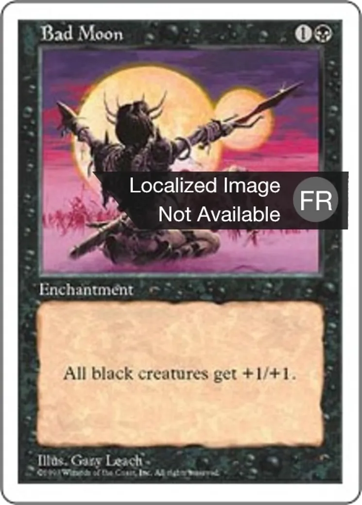 Lune blafarde — Fifth Edition — Magic: The Gathering