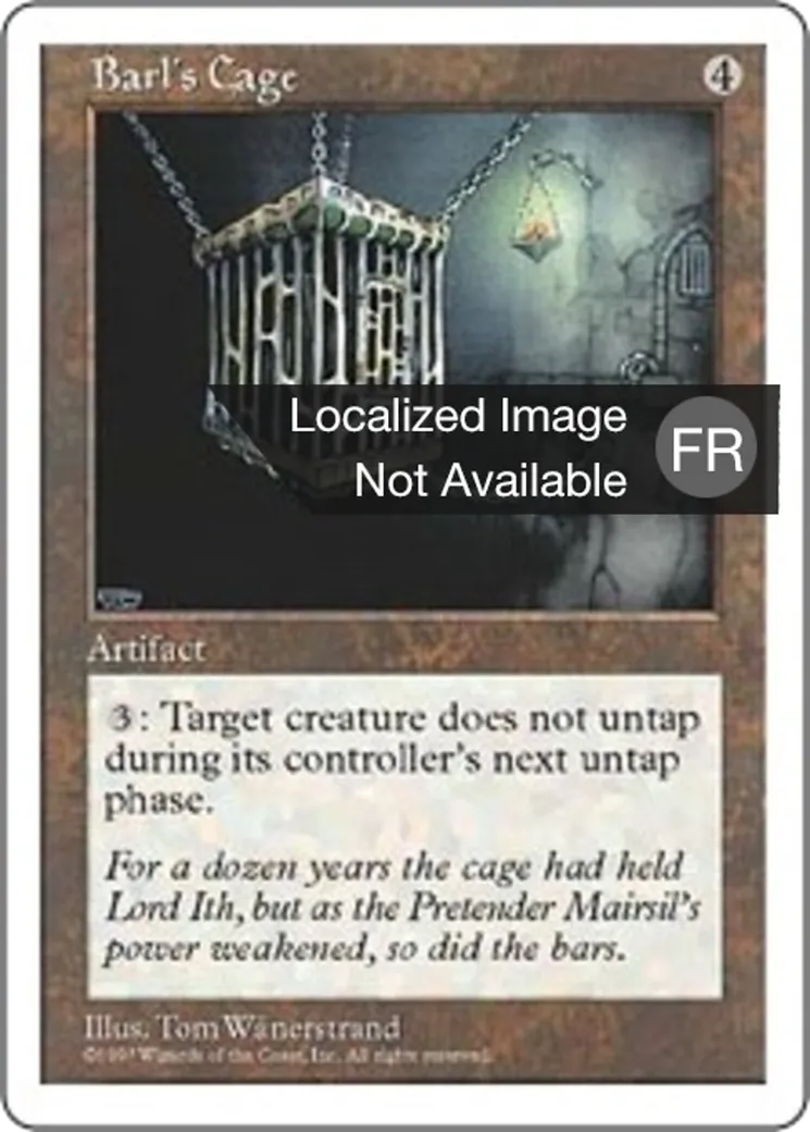 Cage de Barl — Fifth Edition — Magic: The Gathering