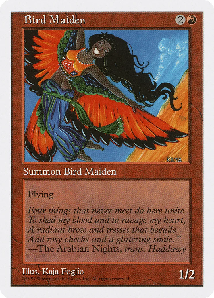Bird Maiden — Fifth Edition — Magic: The Gathering