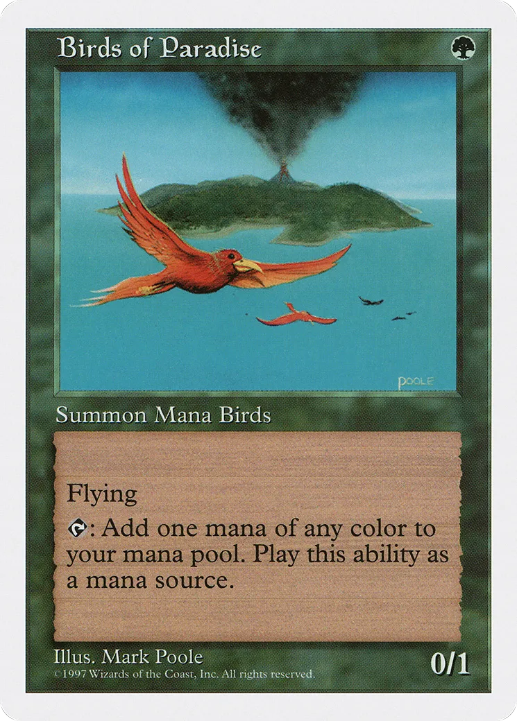 Birds of Paradise — Fifth Edition — Magic: The Gathering