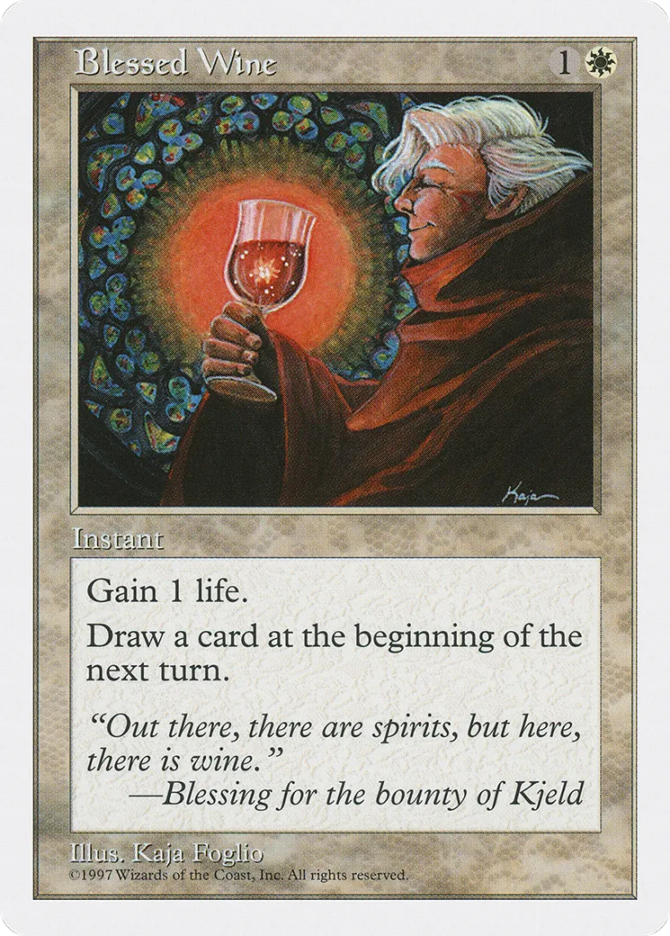 Blessed Wine — Fifth Edition — Magic: The Gathering