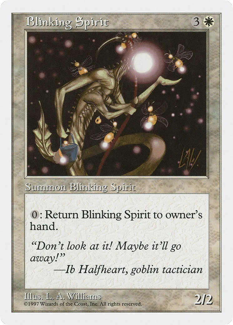Blinking Spirit — Fifth Edition — Magic: The Gathering