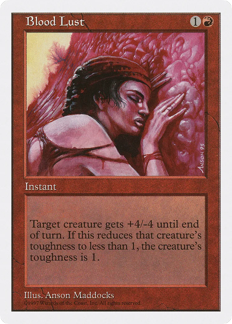 Blood Lust — Fifth Edition — Magic: The Gathering
