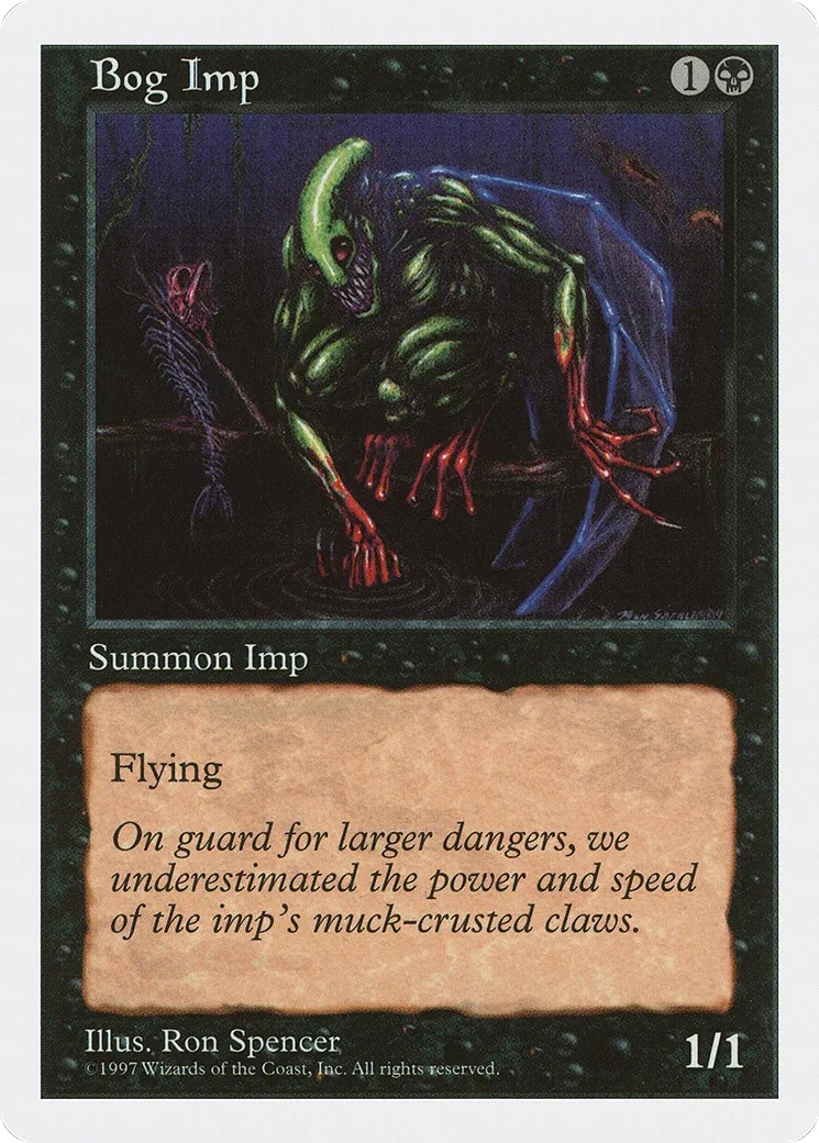 Diablotin des marécages — Fifth Edition — Magic: The Gathering
