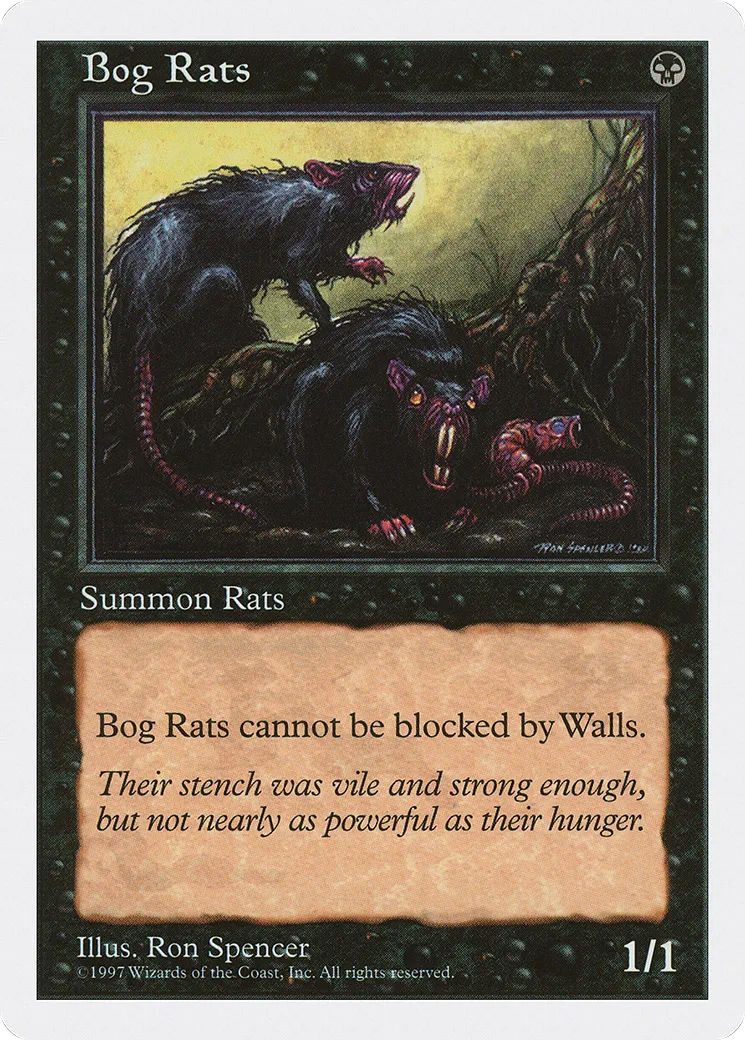 Rats des marécages — Fifth Edition — Magic: The Gathering
