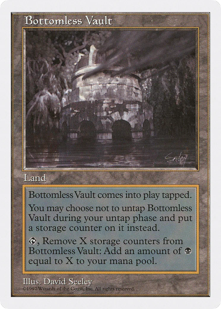 Bottomless Vault — Fifth Edition — Magic: The Gathering
