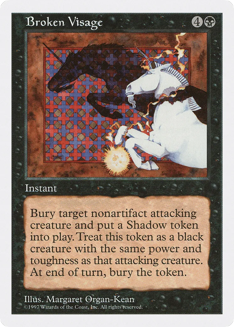 Visage brisé — Fifth Edition — Magic: The Gathering