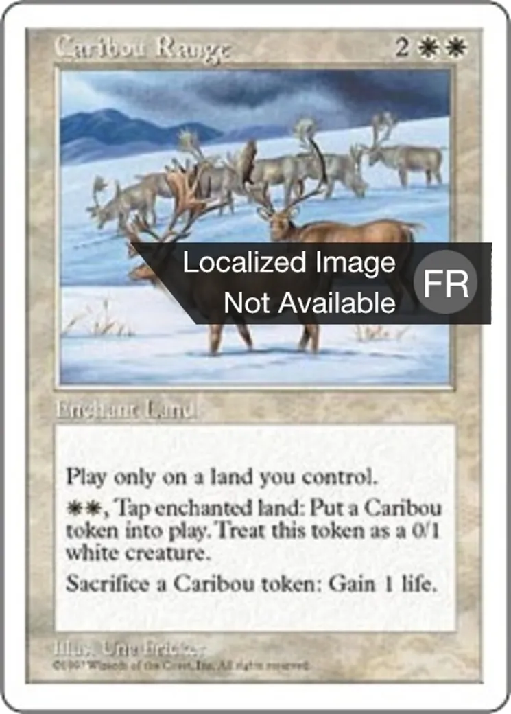 Contrée des caribous — Fifth Edition — Magic: The Gathering