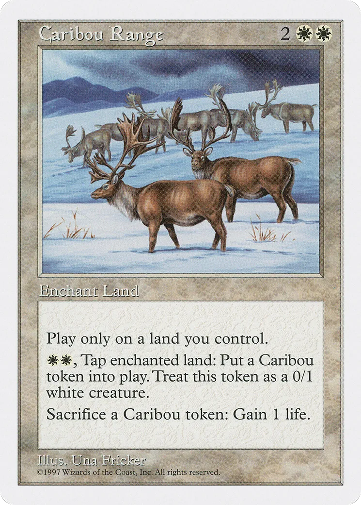 Caribou Range — Fifth Edition — Magic: The Gathering
