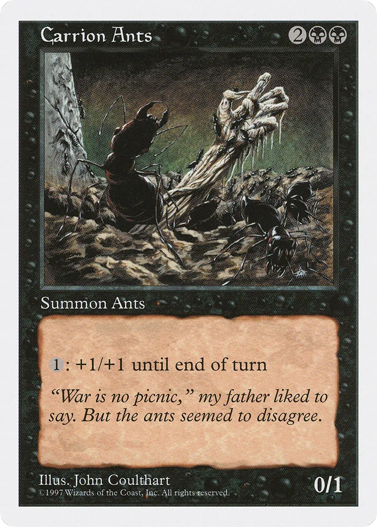 Carrion Ants — Fifth Edition — Magic: The Gathering