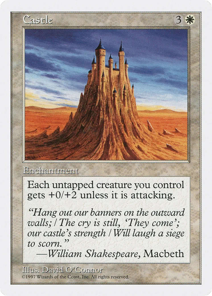 Castle — Fifth Edition — Magic: The Gathering