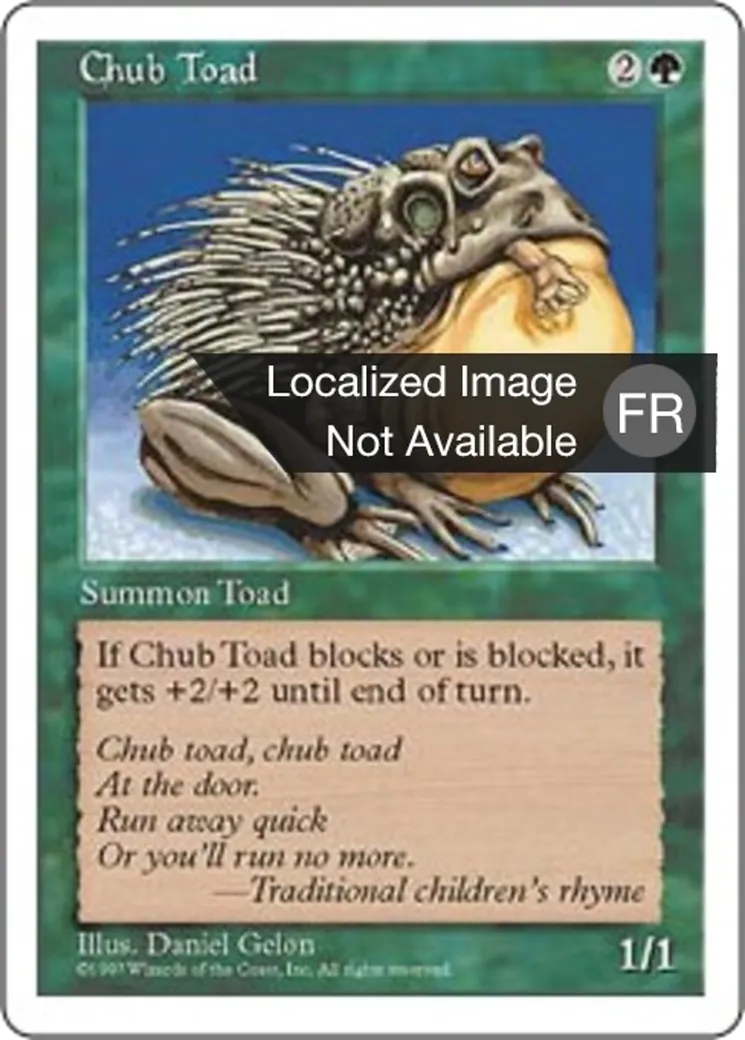 Crapaud butor — Fifth Edition — Magic: The Gathering