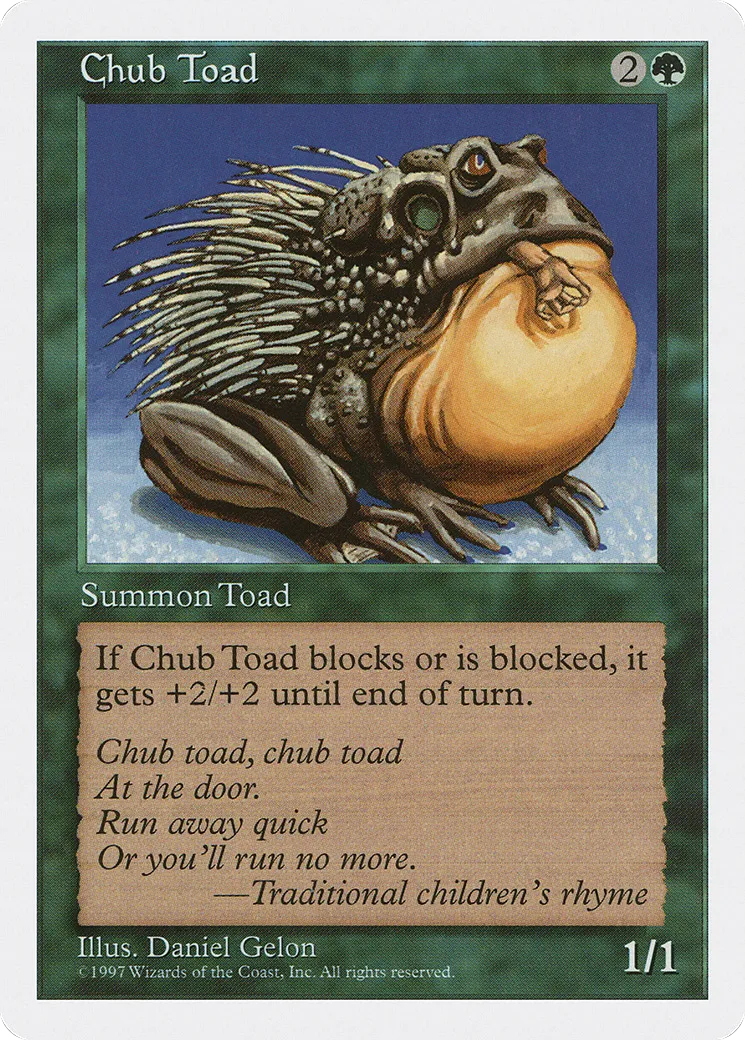 Chub Toad — Fifth Edition — Magic: The Gathering