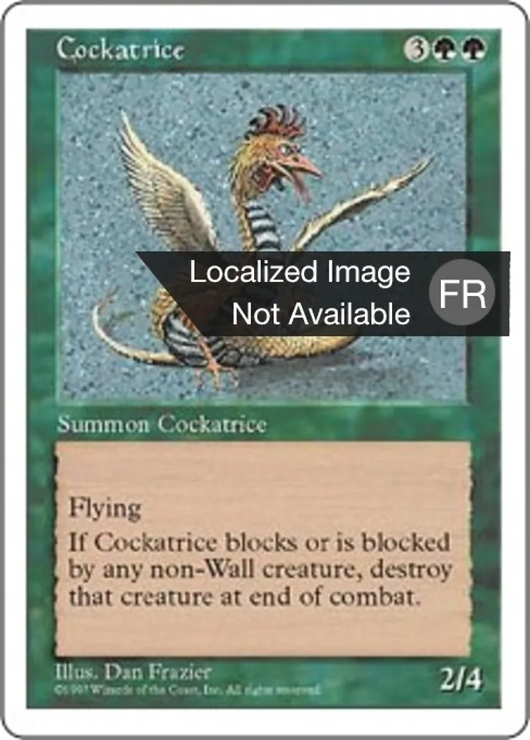 Cocatrix — Fifth Edition — Magic: The Gathering