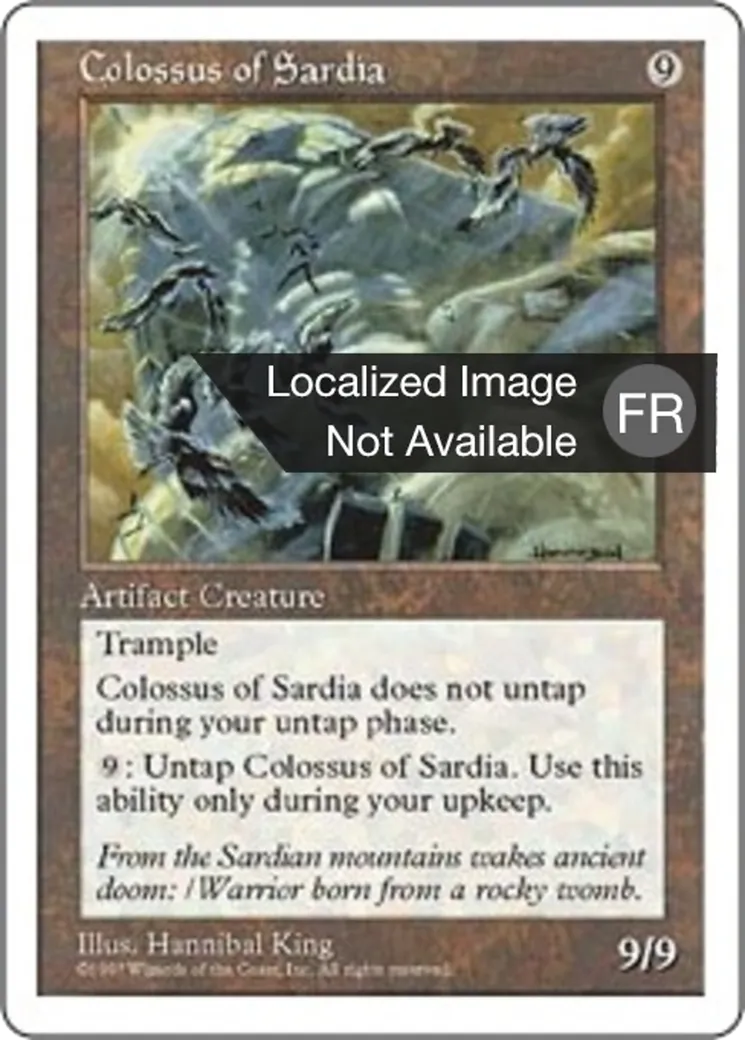 Colosse de Sardie — Fifth Edition — Magic: The Gathering
