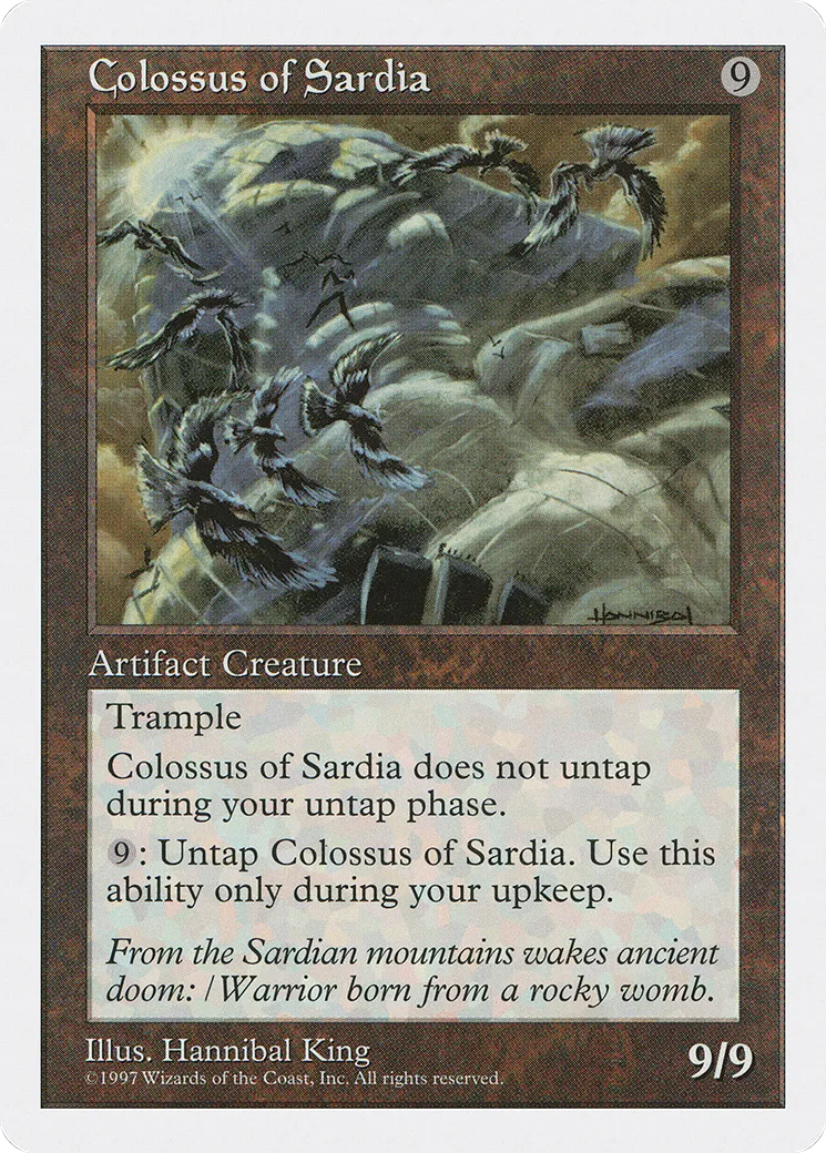Colossus of Sardia — Fifth Edition — Magic: The Gathering