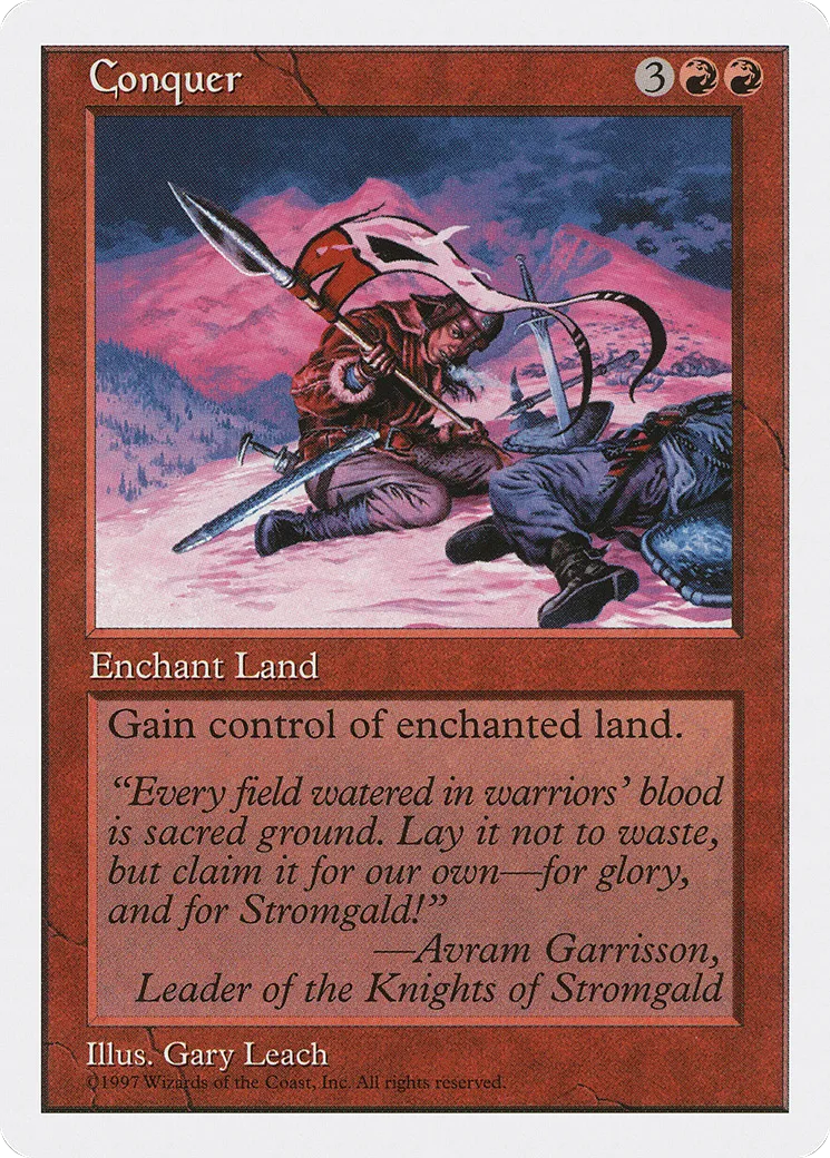 Conquer from Fifth Edition - Magic: The Gathering