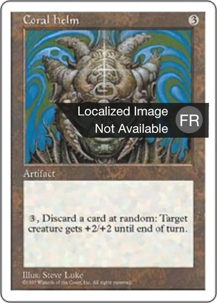 Heaume de corail — Fifth Edition — Magic: The Gathering