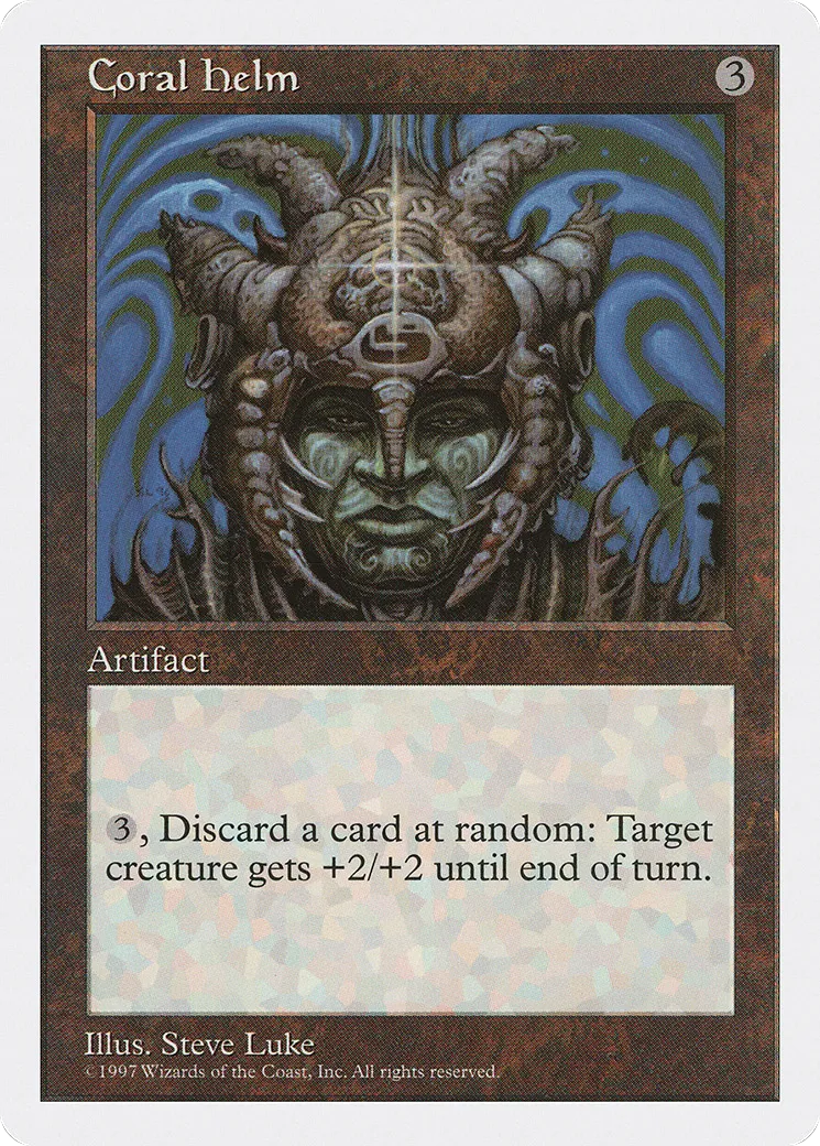 Coral Helm — Fifth Edition — Magic: The Gathering