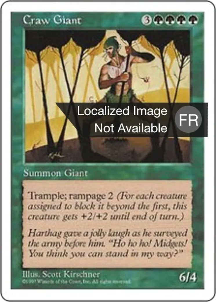 Géant vorace — Fifth Edition — Magic: The Gathering