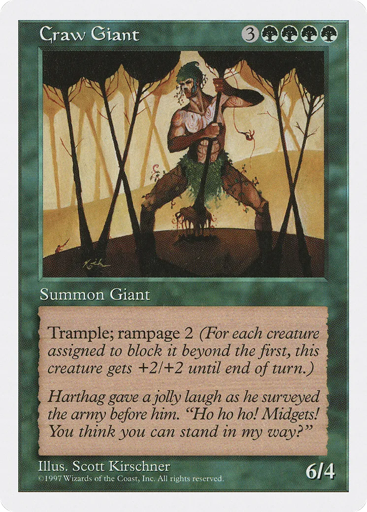 Géant vorace — Fifth Edition — Magic: The Gathering