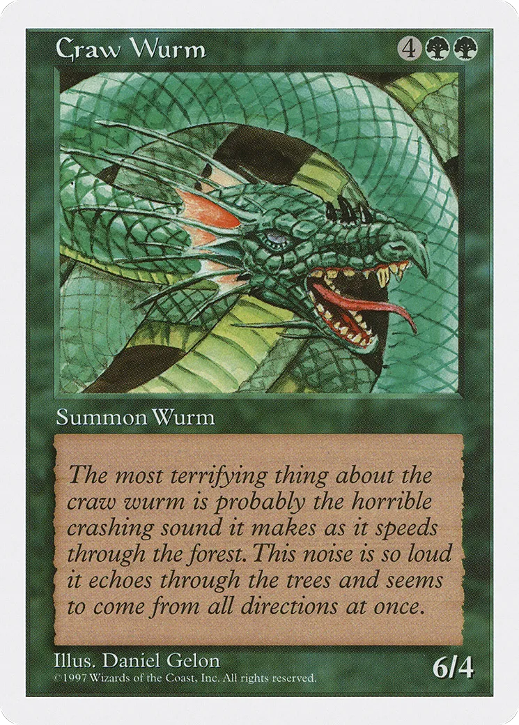 Guivre vorace — Fifth Edition — Magic: The Gathering