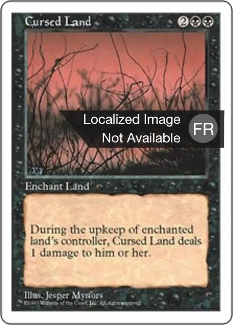 Terrain maudit — Fifth Edition — Magic: The Gathering