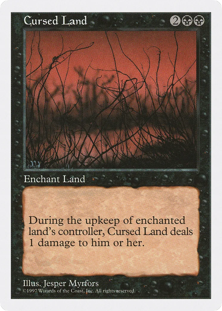 Cursed Land — Fifth Edition — Magic: The Gathering