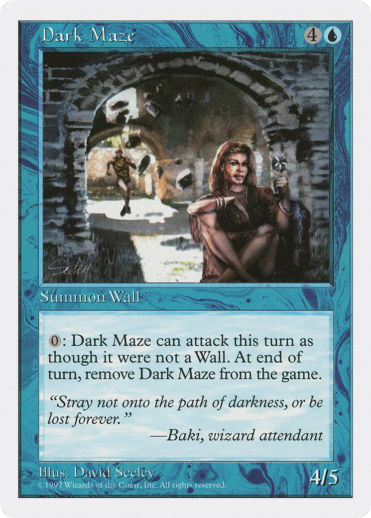 Obscur dédale — Fifth Edition — Magic: The Gathering