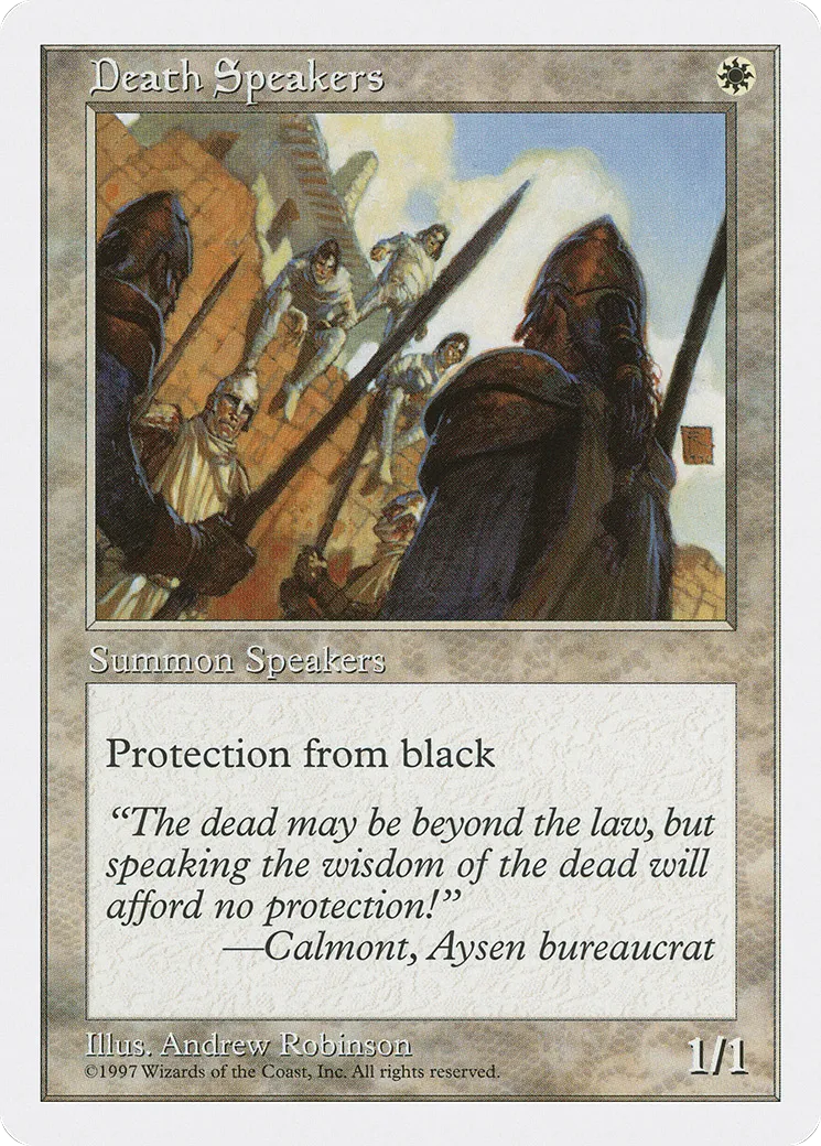 Death Speakers from Fifth Edition - Magic: The Gathering