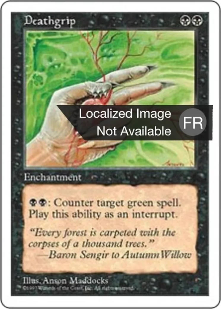 Poigne de mort from Fifth Edition - Magic: The Gathering