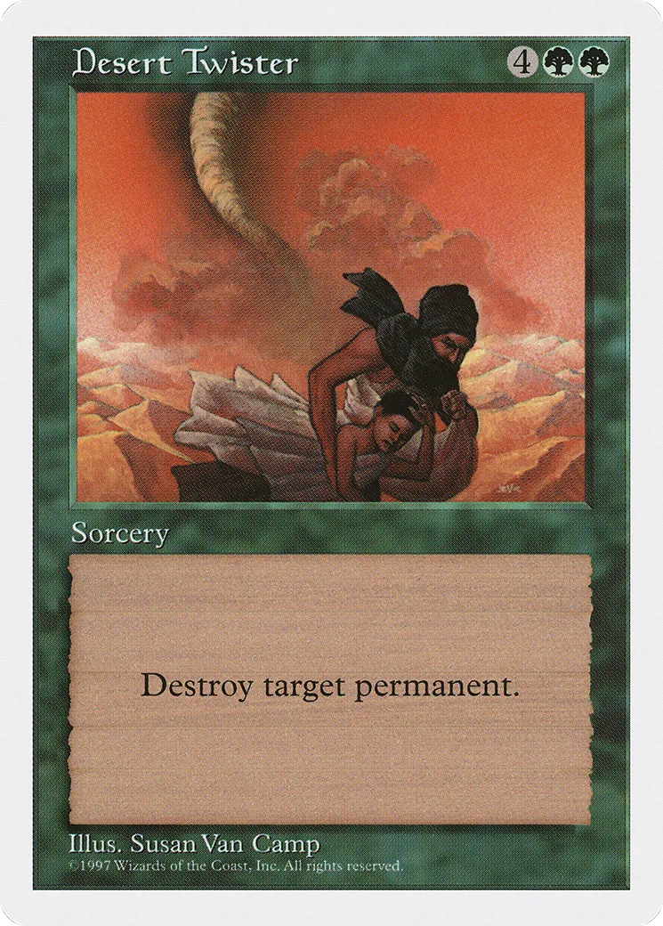 Desert Twister — Fifth Edition — Magic: The Gathering