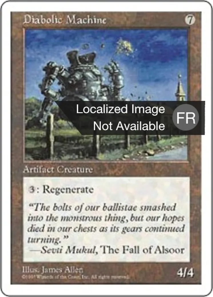 Machine diabolique — Fifth Edition — Magic: The Gathering
