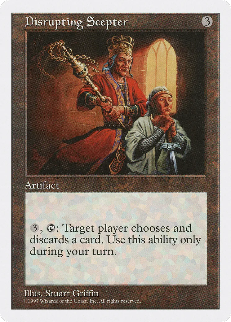 Disrupting Scepter from Fifth Edition - Magic: The Gathering