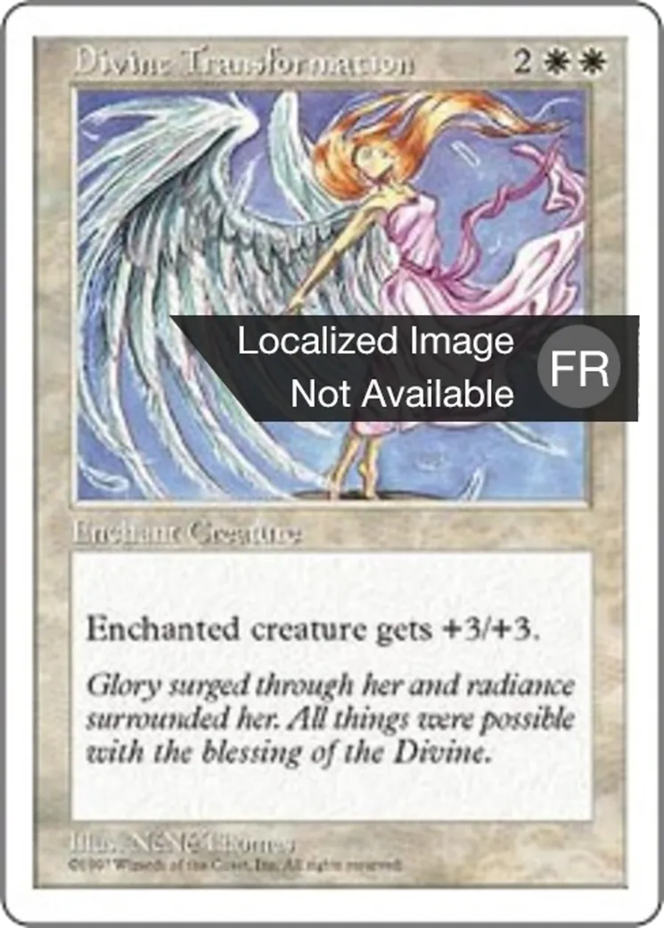 Transformation divine — Fifth Edition — Magic: The Gathering