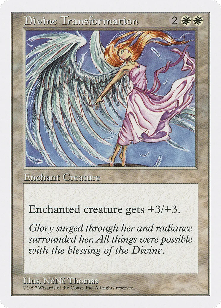 Divine Transformation — Fifth Edition — Magic: The Gathering