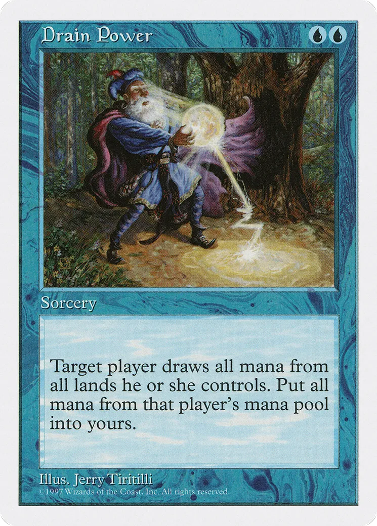 Drain Power — Fifth Edition — Magic: The Gathering