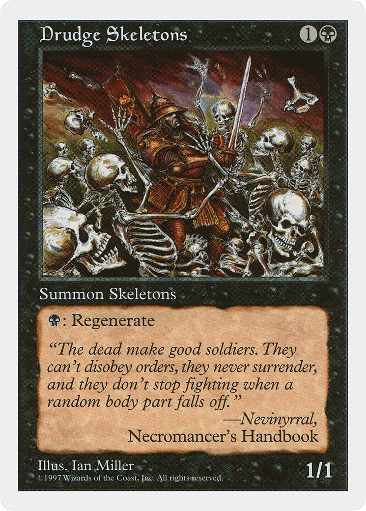 Drudge Skeletons — Fifth Edition — Magic: The Gathering