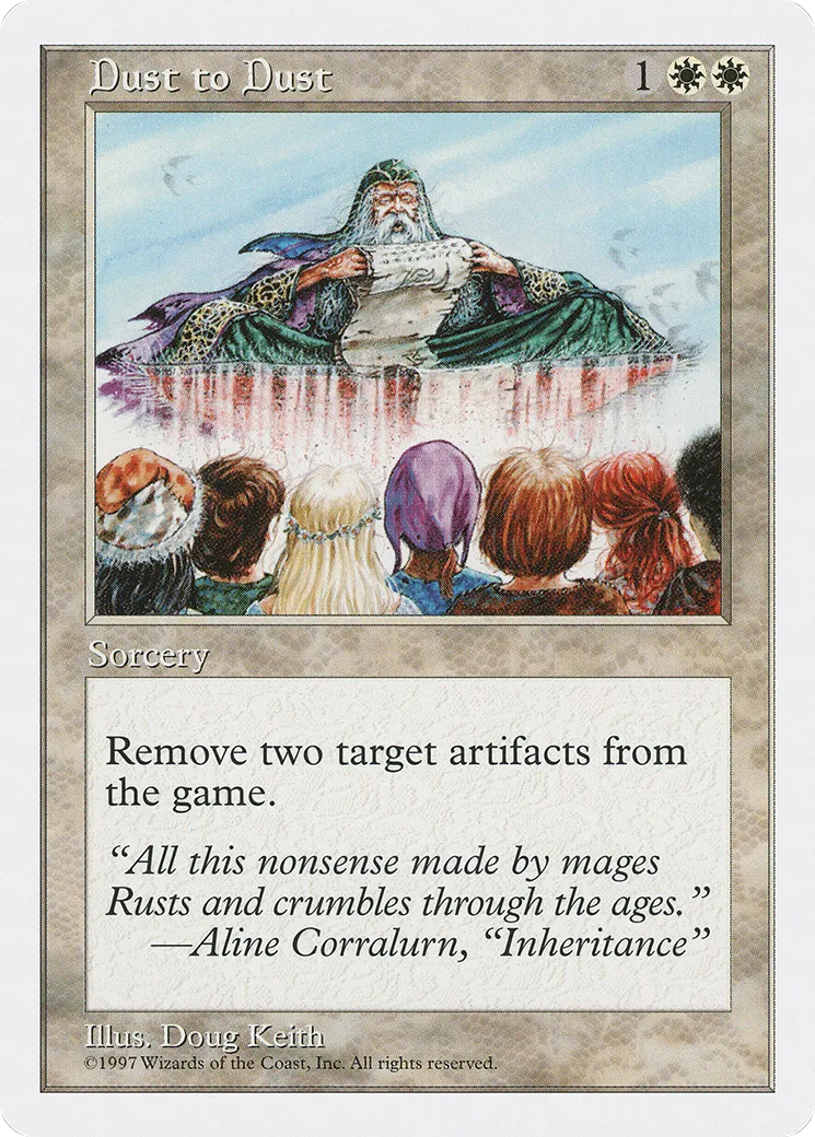 Dust to Dust — Fifth Edition — Magic: The Gathering