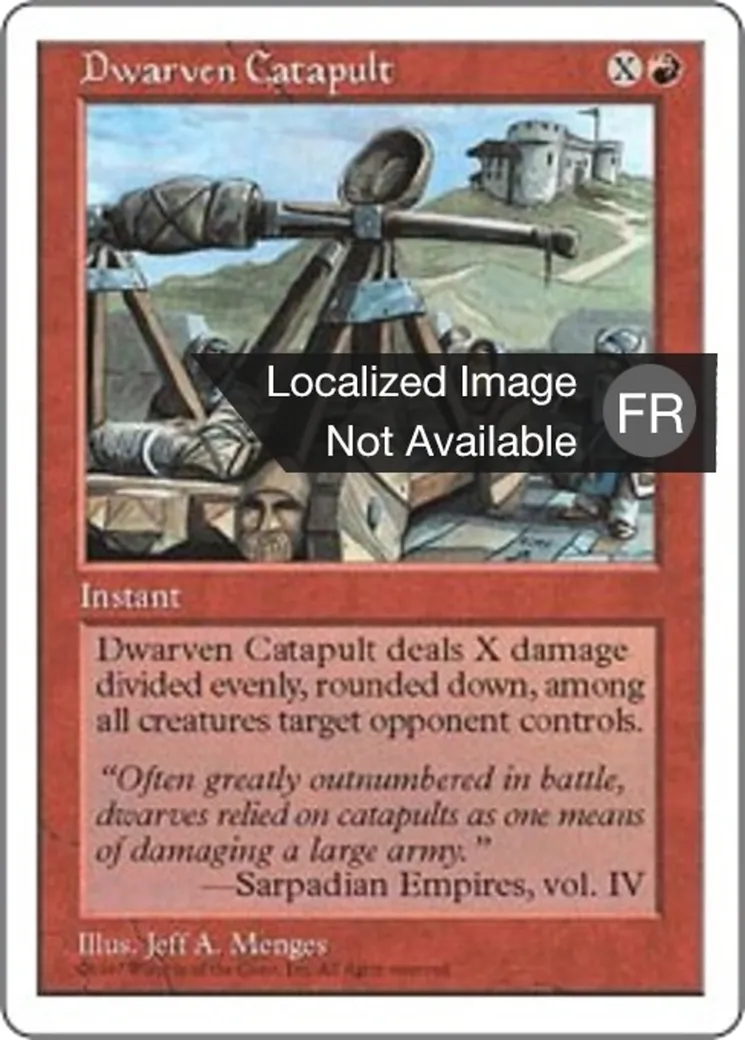 Catapulte naine — Fifth Edition — Magic: The Gathering