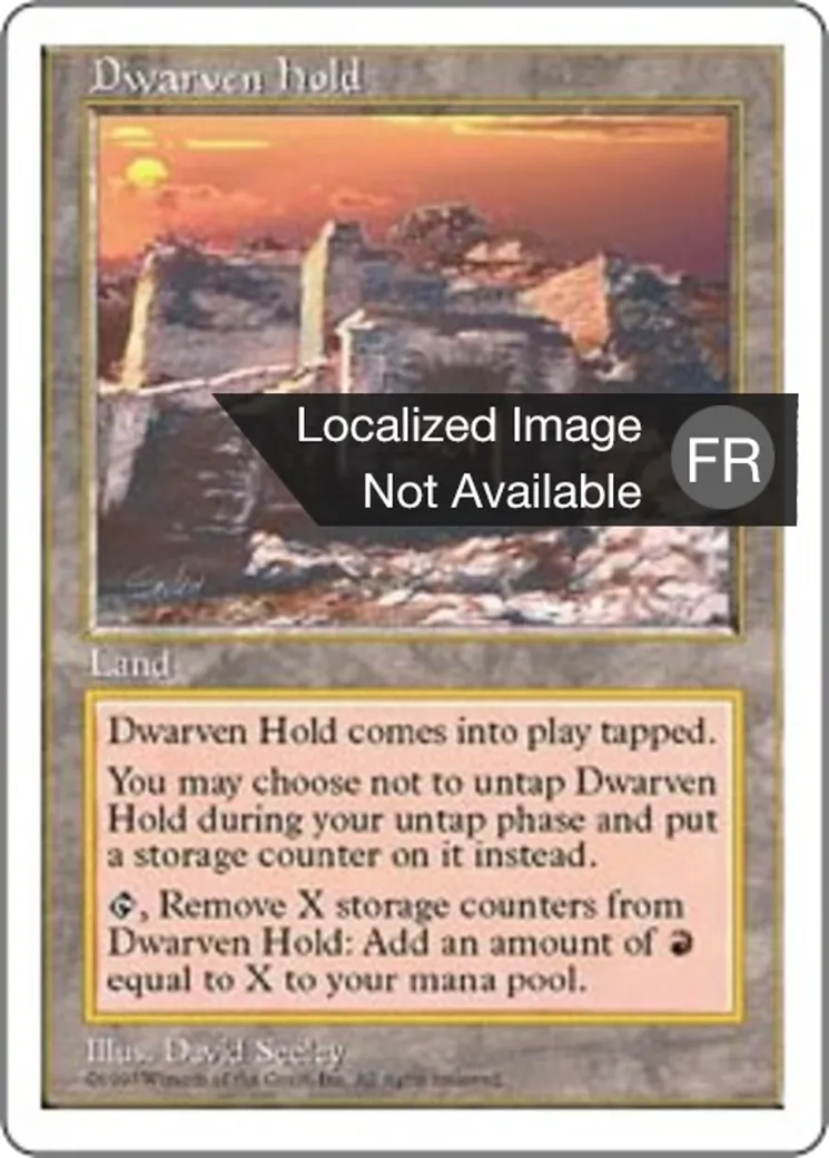 Entrepôt nain — Fifth Edition — Magic: The Gathering
