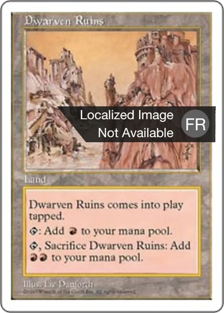 Ruines naines — Fifth Edition — Magic: The Gathering