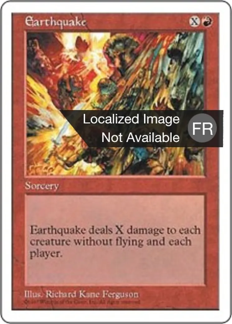 Tremblement de terre — Fifth Edition — Magic: The Gathering