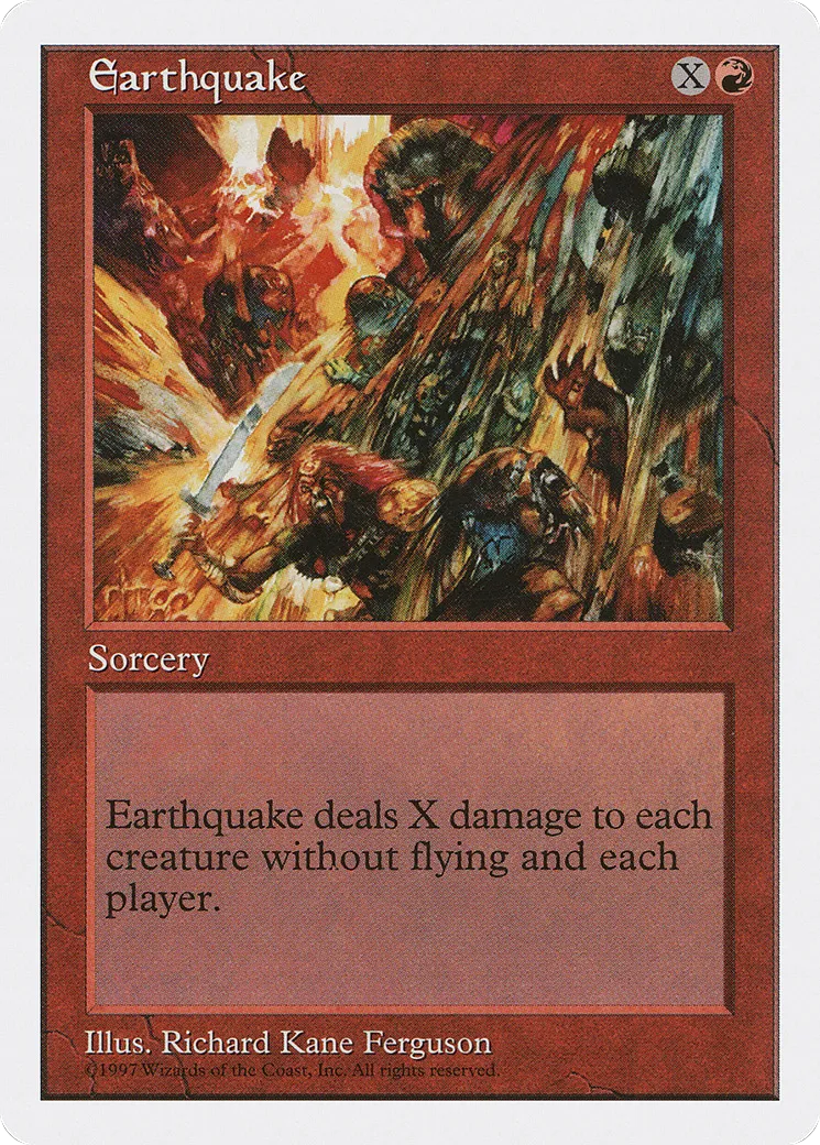 Earthquake — Fifth Edition — Magic: The Gathering