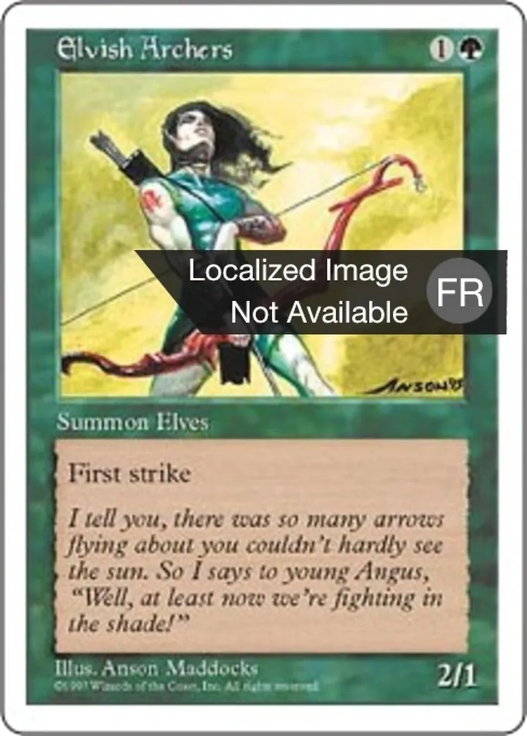 Archers elfes — Fifth Edition — Magic: The Gathering