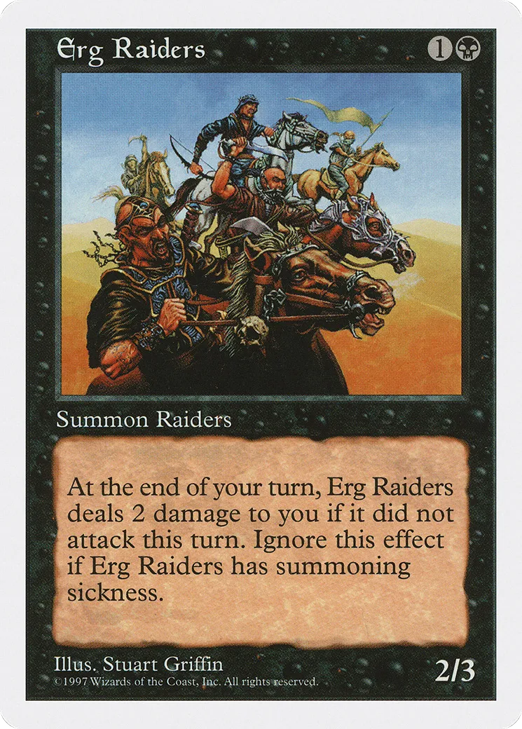 Erg Raiders — Fifth Edition — Magic: The Gathering