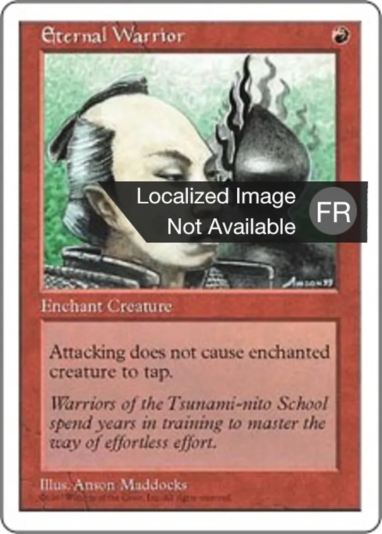 Guerrier éternel — Fifth Edition — Magic: The Gathering